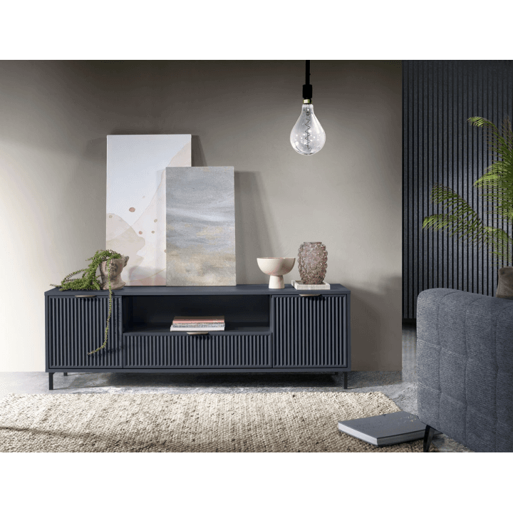 Szafka RTV Delvani 165 cm Indygo - zdjęcie 2