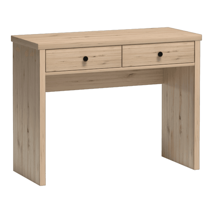 Toaletka Norvian 100 cm Dąb Artisan + Czarny