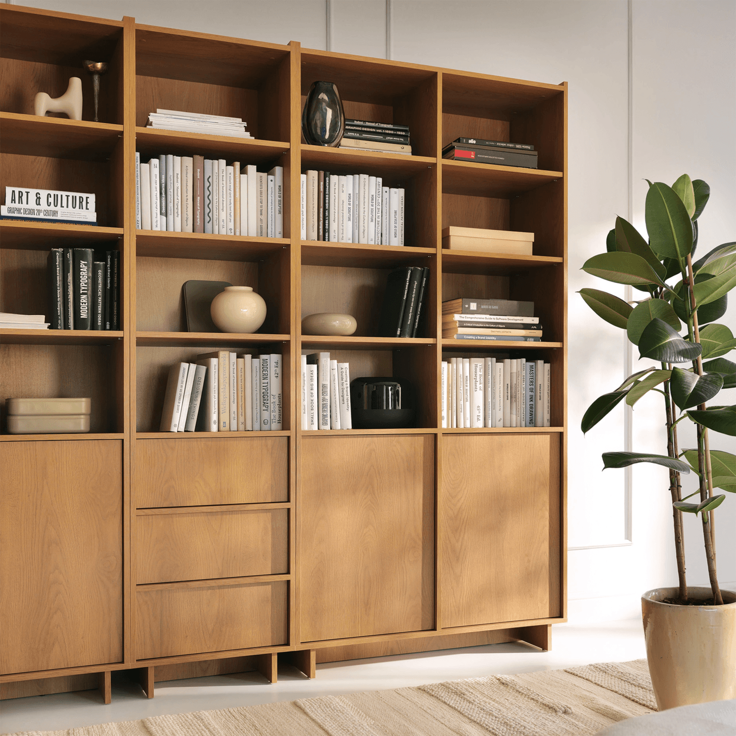 Regał Lorento R98 cm dąb karmelowy