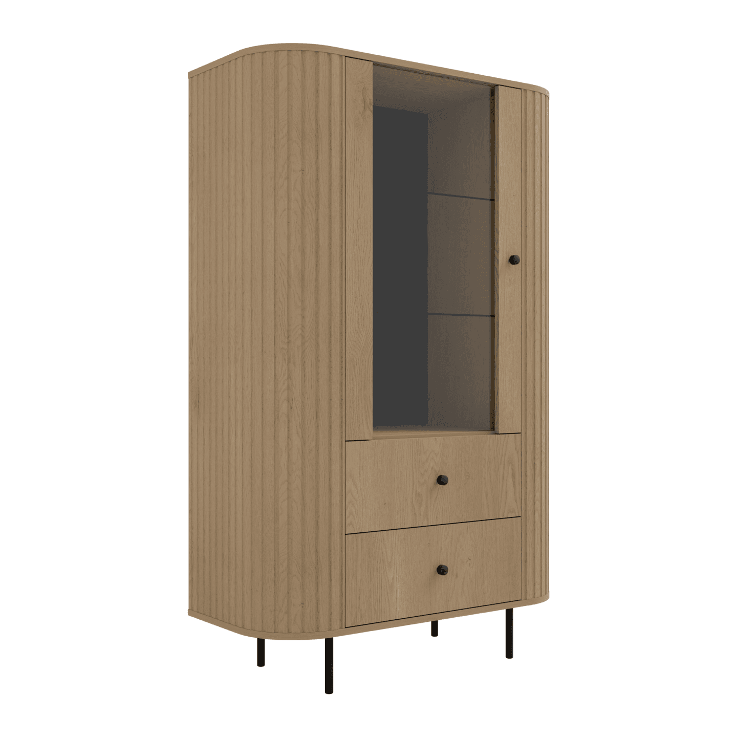 Witryna Fiero 98 cm Dąb cremona