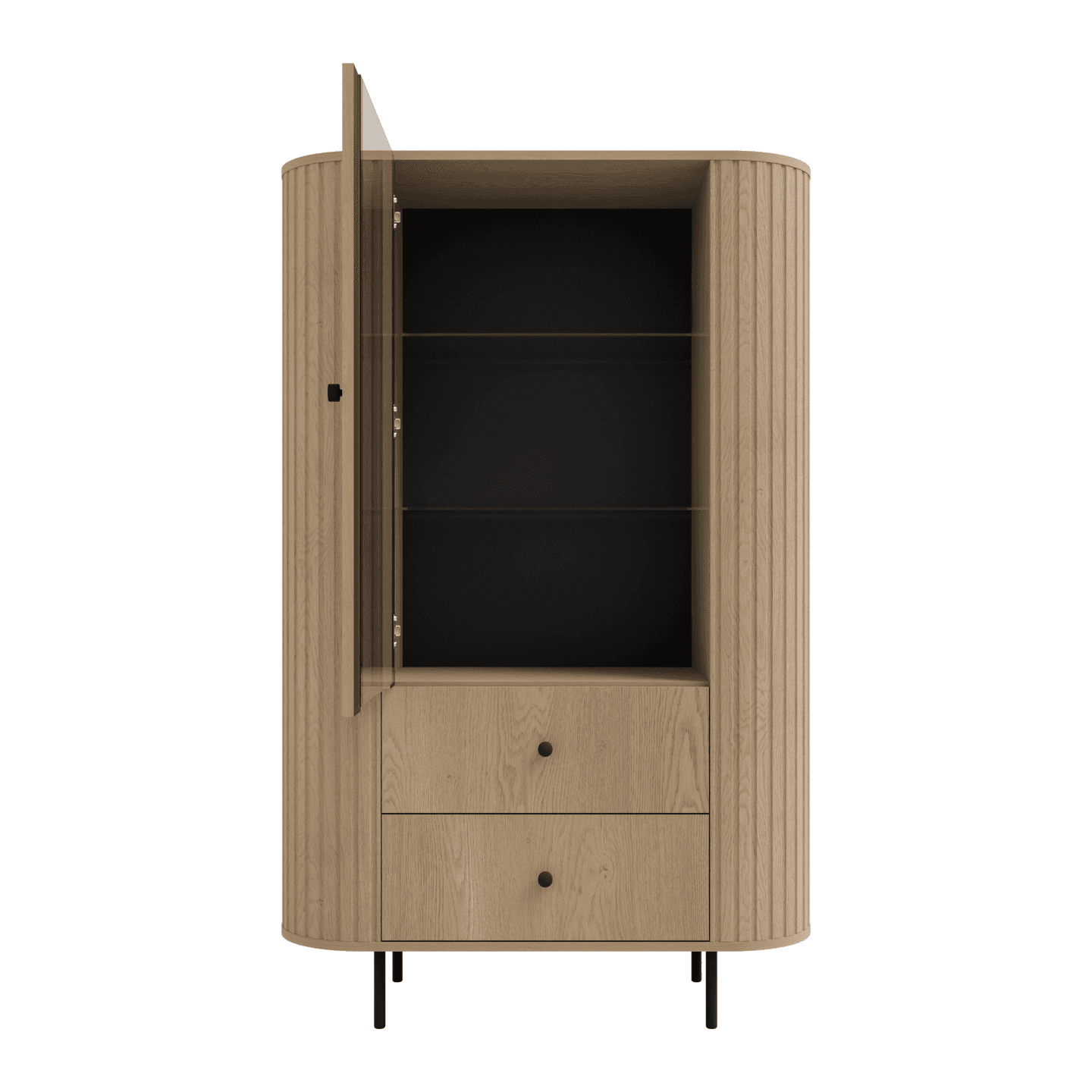 Witryna Fiero 98 cm Dąb cremona