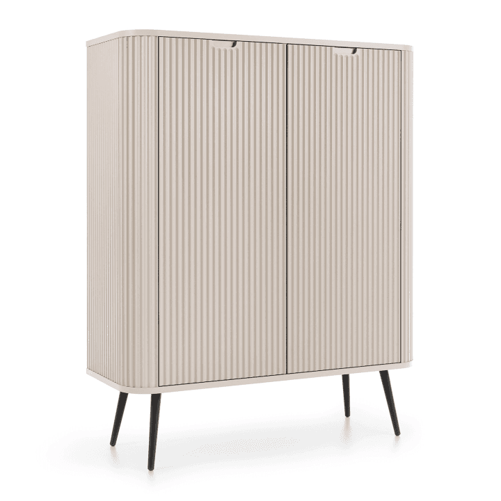 Komoda Nole 103 cm kaszmir + czarne nogi