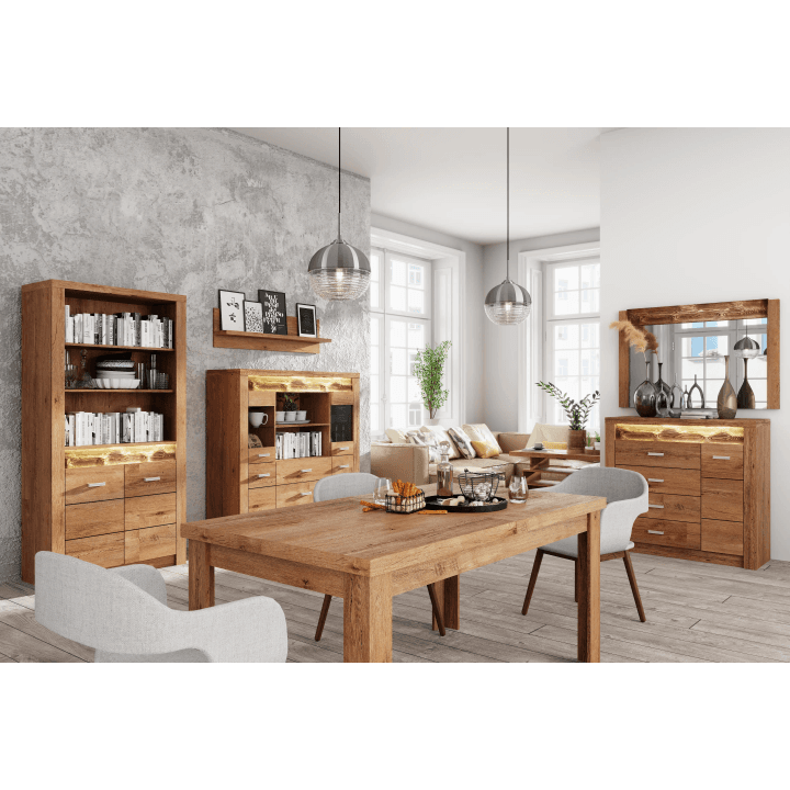 Półka Monteri 120 cm Jesion Jasny - zdjęcie 2