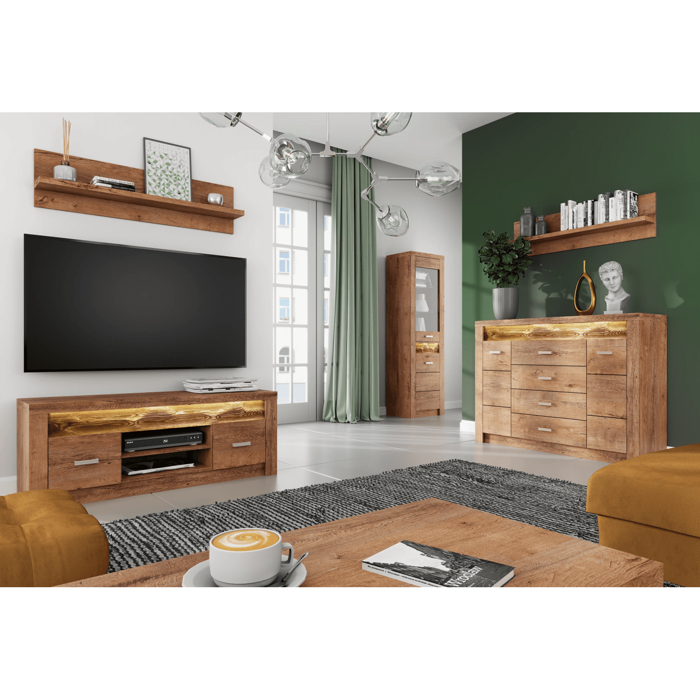 Szafa Monteri 178 cm Jesion Jasny