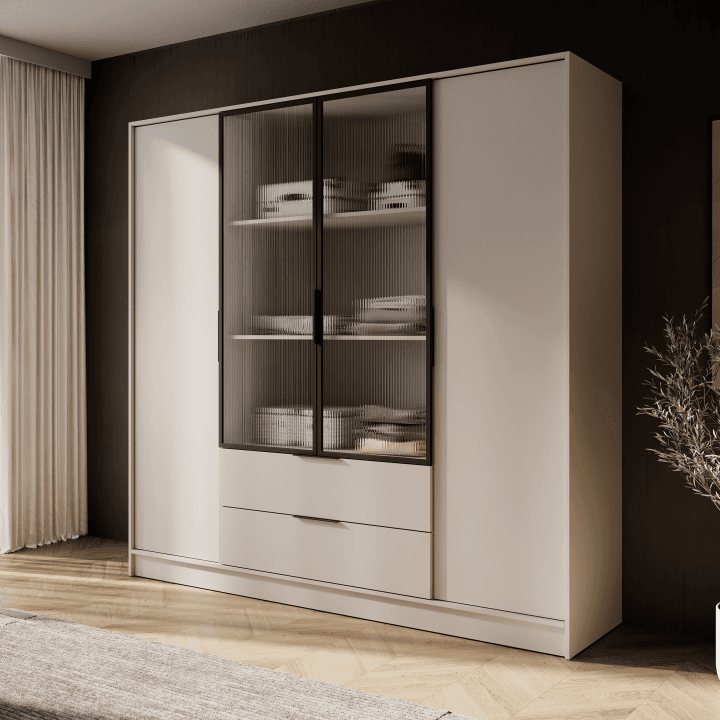 Szafa Melly 4DRM polki kaszmir - zdjęcie 2