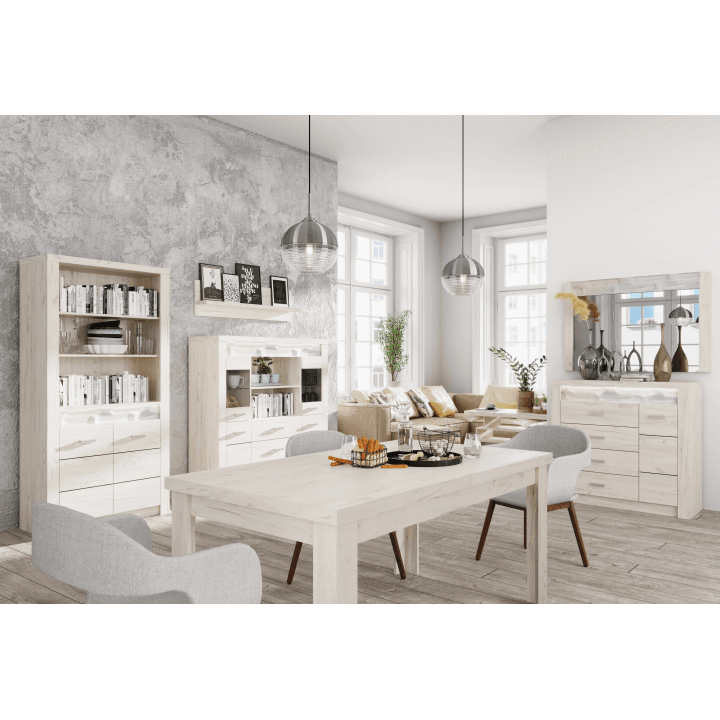 Regał Monteri 96 cm Kraft Biały - zdjęcie 2