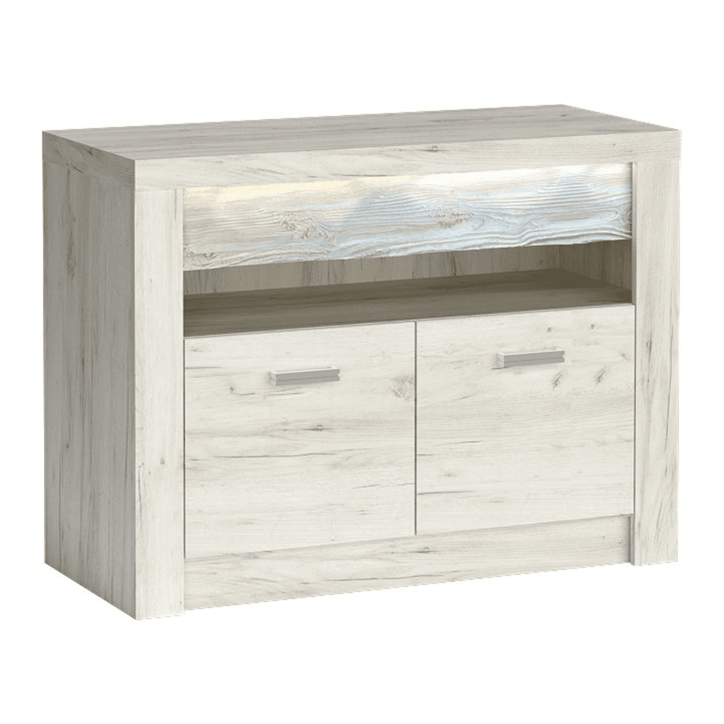 Szafka RTV Monteri 96 cm Kraft Biały