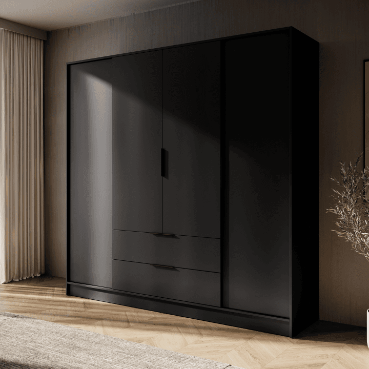 Szafa Melly 4D czarna - zdjęcie 2