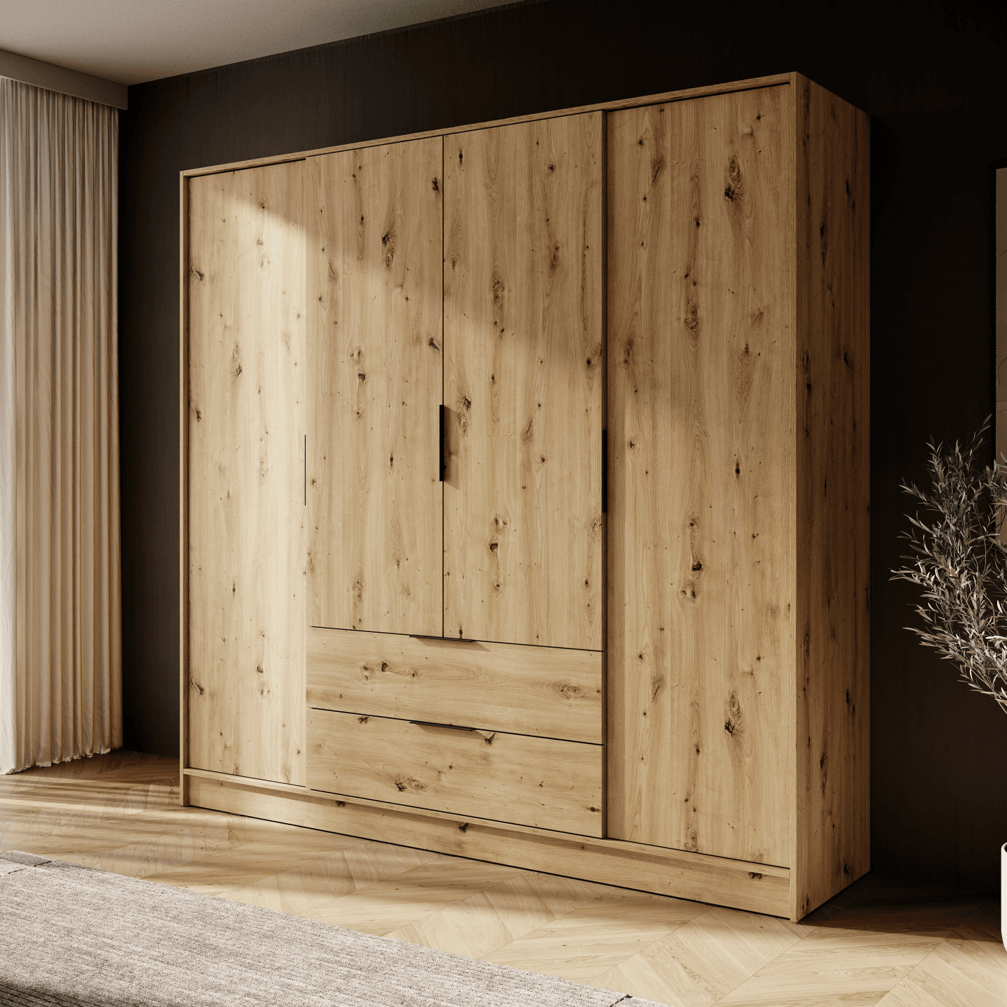 Szafa Melly 4D dąb artisan