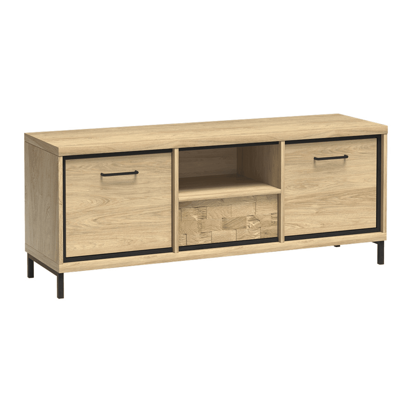 Szafka RTV Savena 139 cm Dąb Hikora