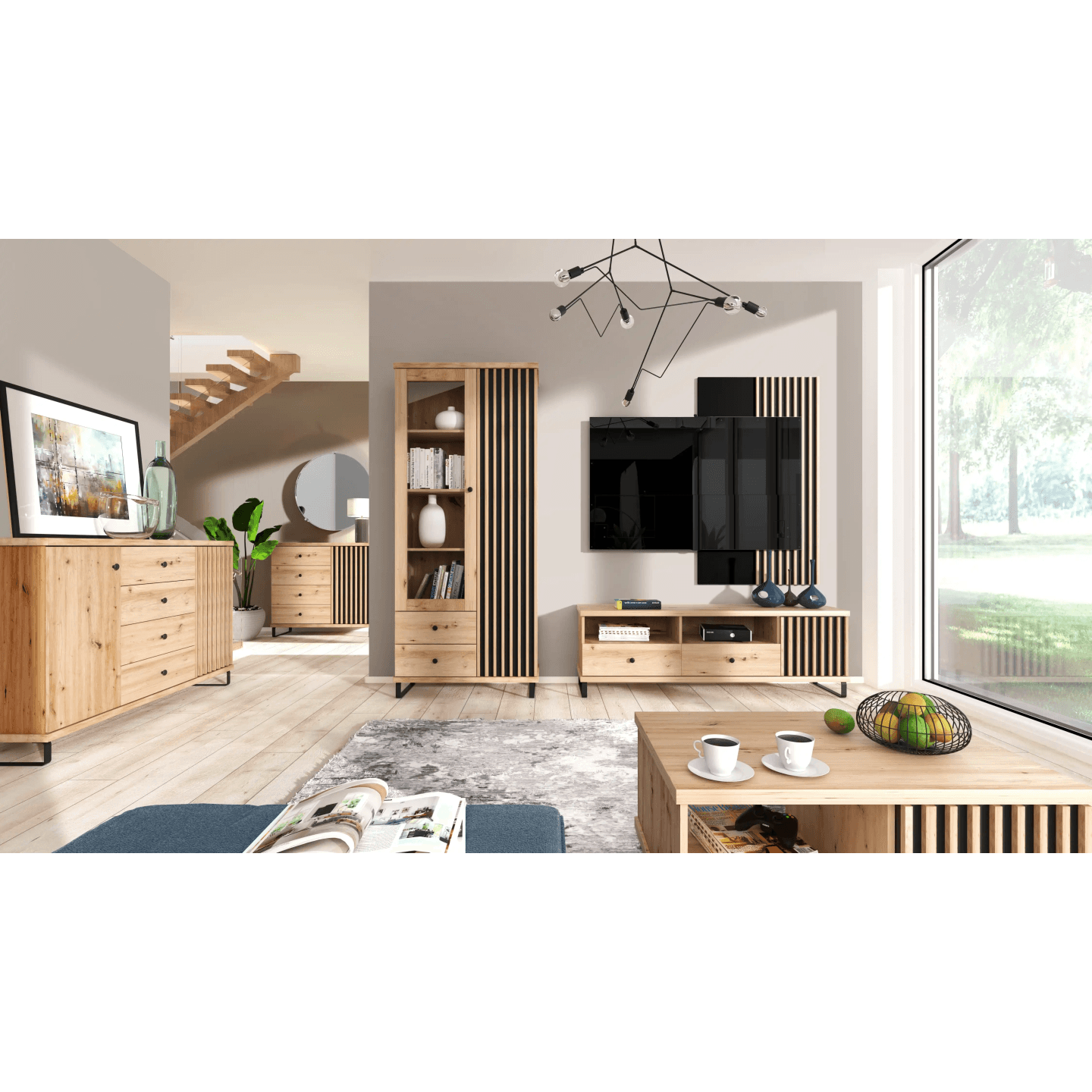 Szafa Norvian 87 cm Dąb Artisan - zdjęcie 2