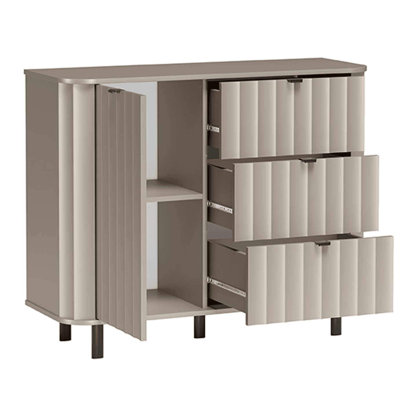 Komoda Belvero 111 cm Clay Gray