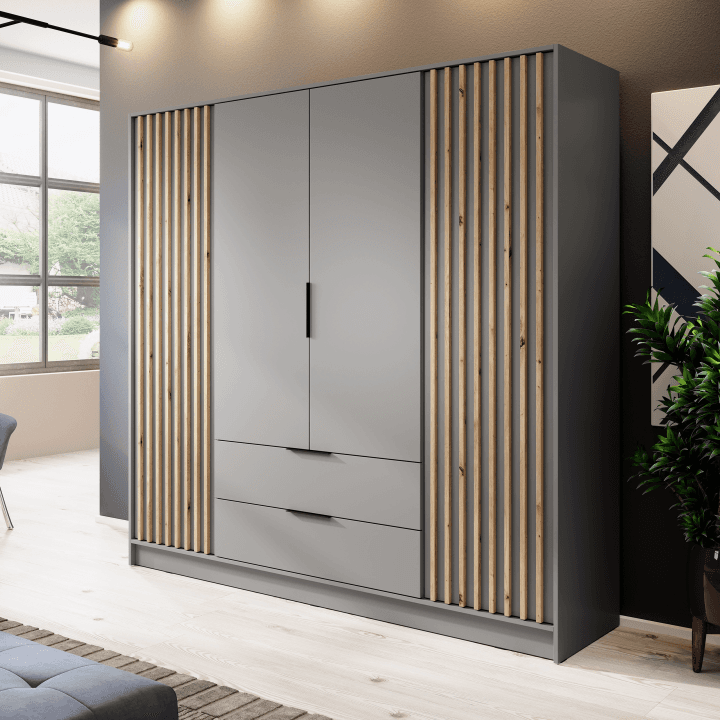 Szafa Bella 4D szary - zdjęcie 2