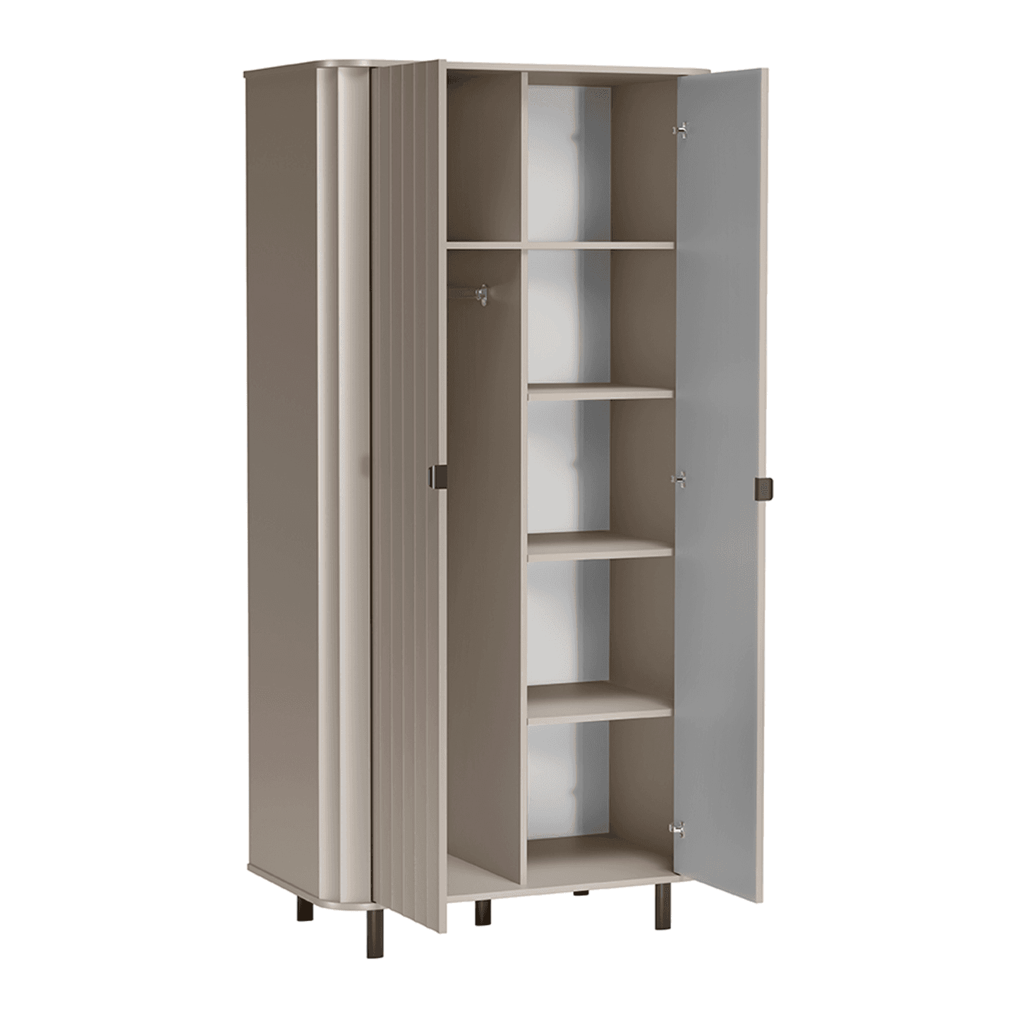 Szafa Belvero 98 cm Clay Gray