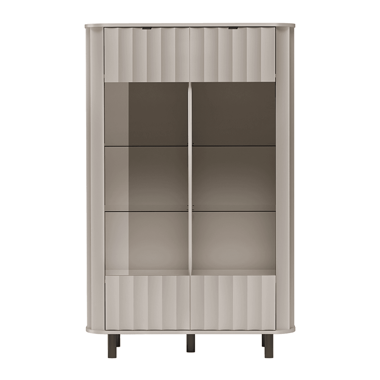 Witryna Belvero 99 cm Clay Gray - zdjęcie 2