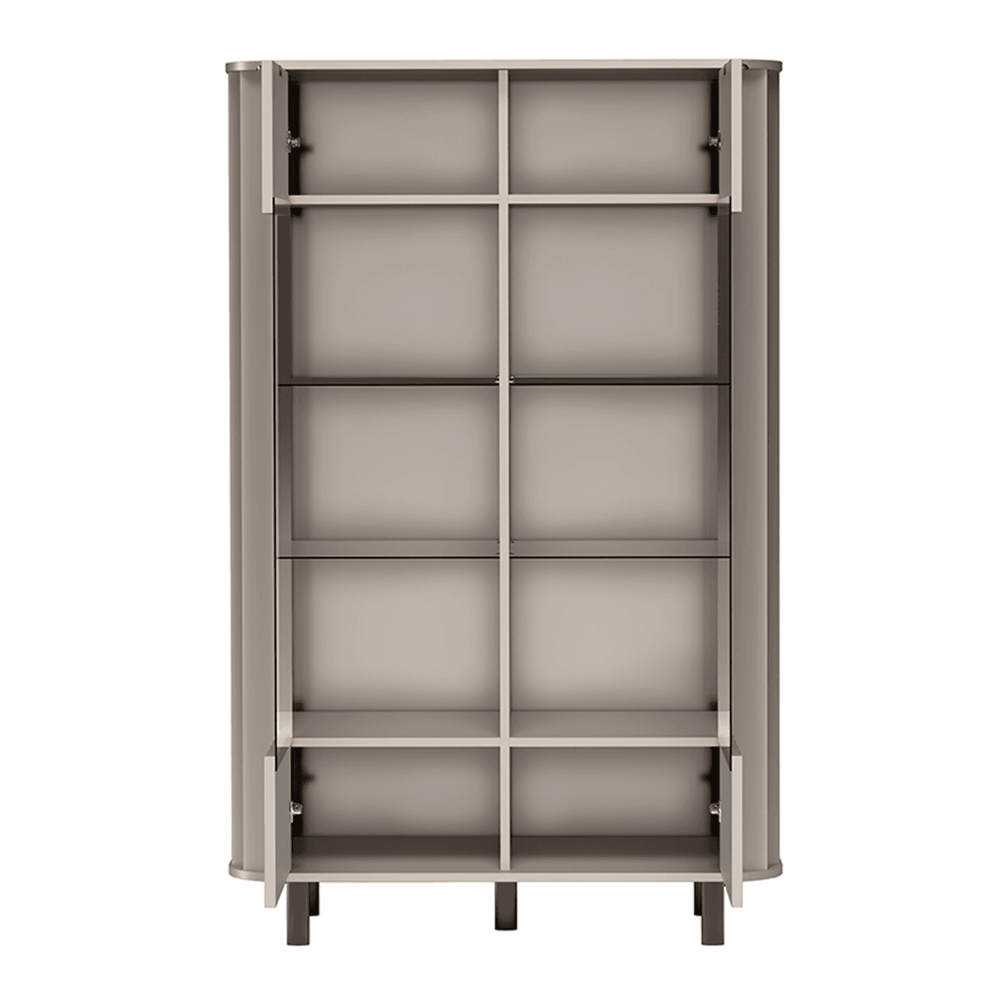 Witryna Belvero 99 cm Clay Gray