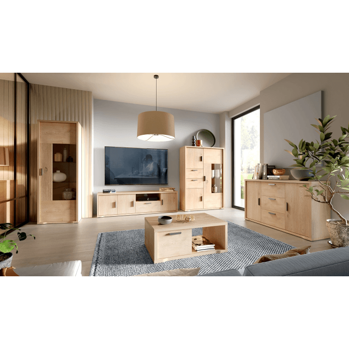 Komoda Selmo 118 cm Dąb Cremona - zdjęcie 2