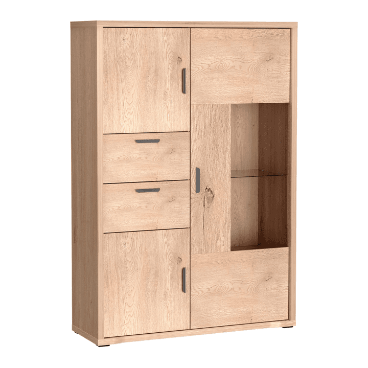 Witryna Selmo 116 cm Dąb Cremona