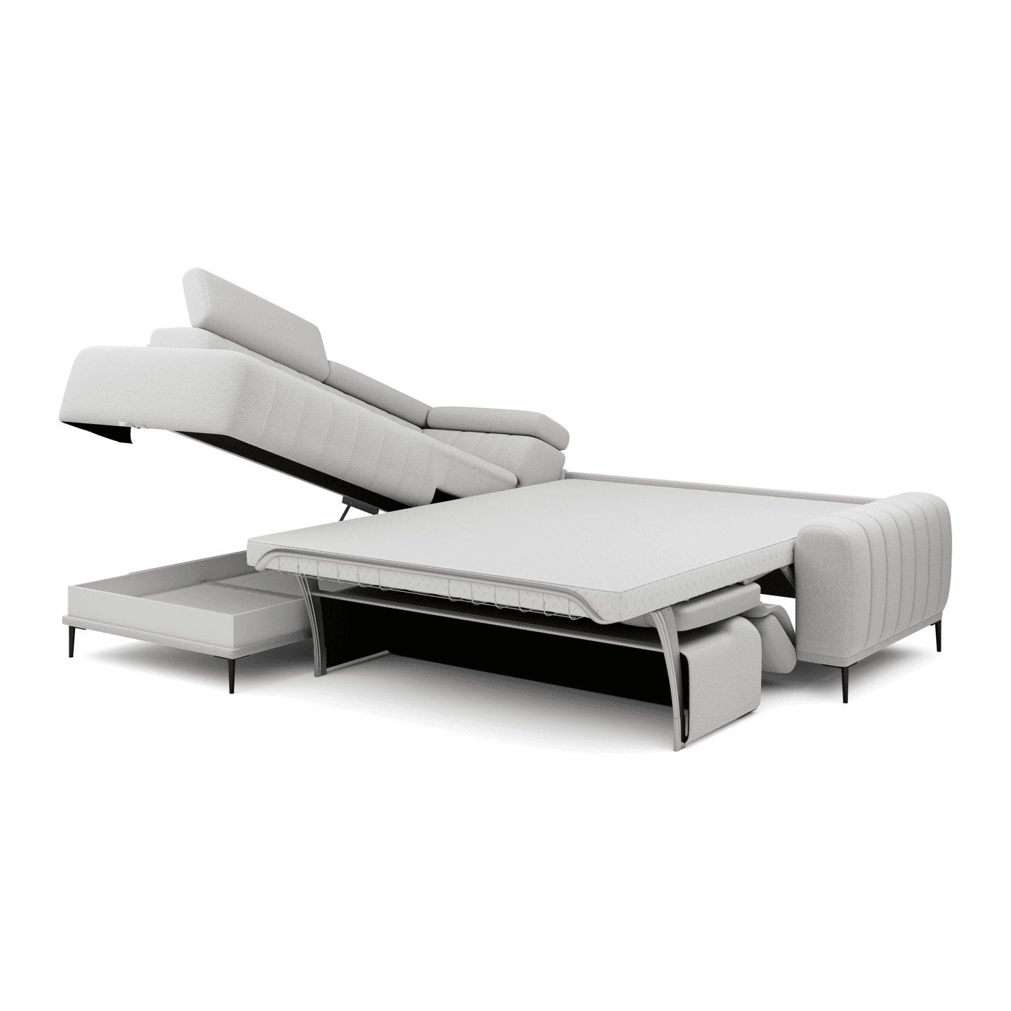 Narożnik z materacem Gandi L120 Funkcja Spania