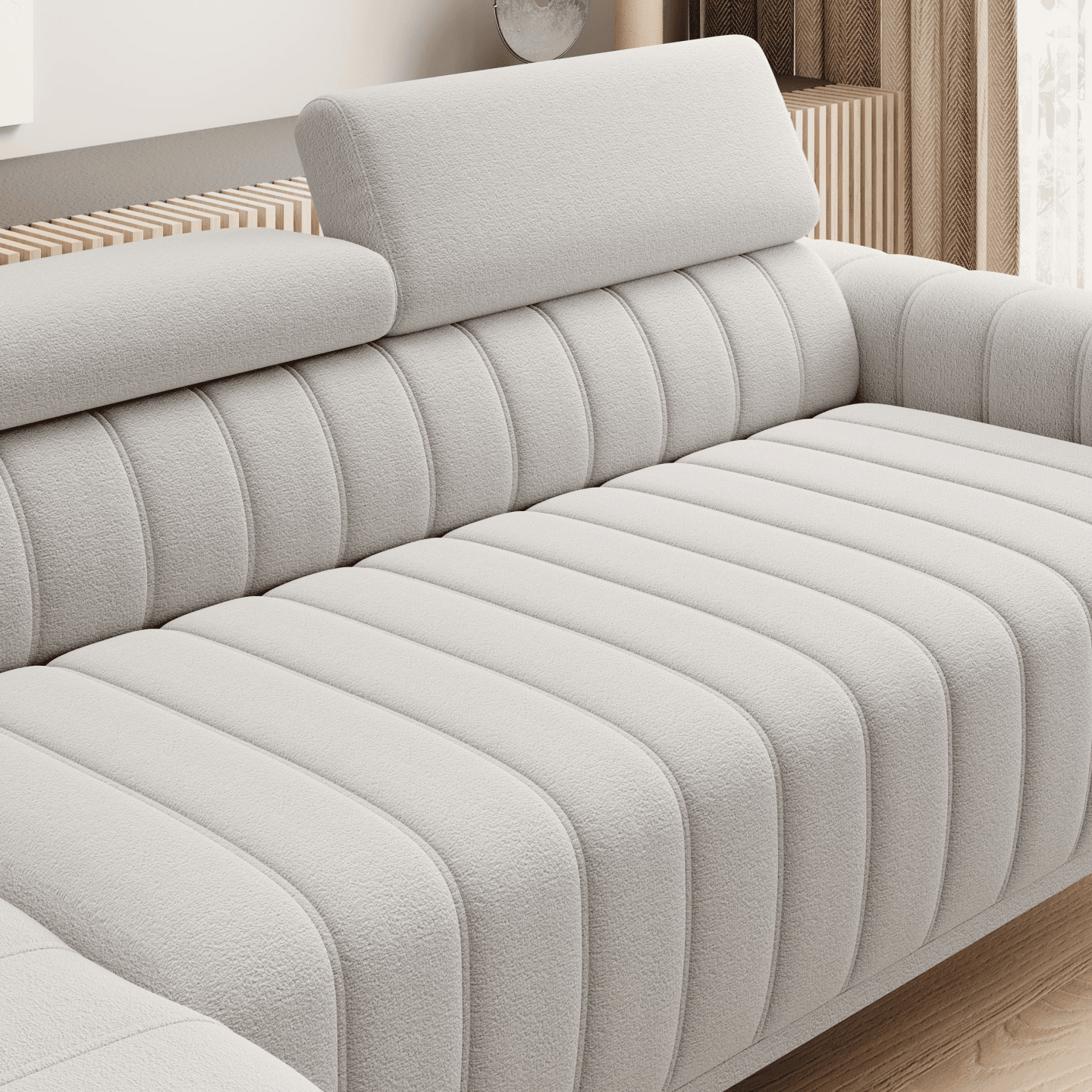 Nowoczesny Narożnik Gandi L160 z materacem | stelaż włoski WERSAL