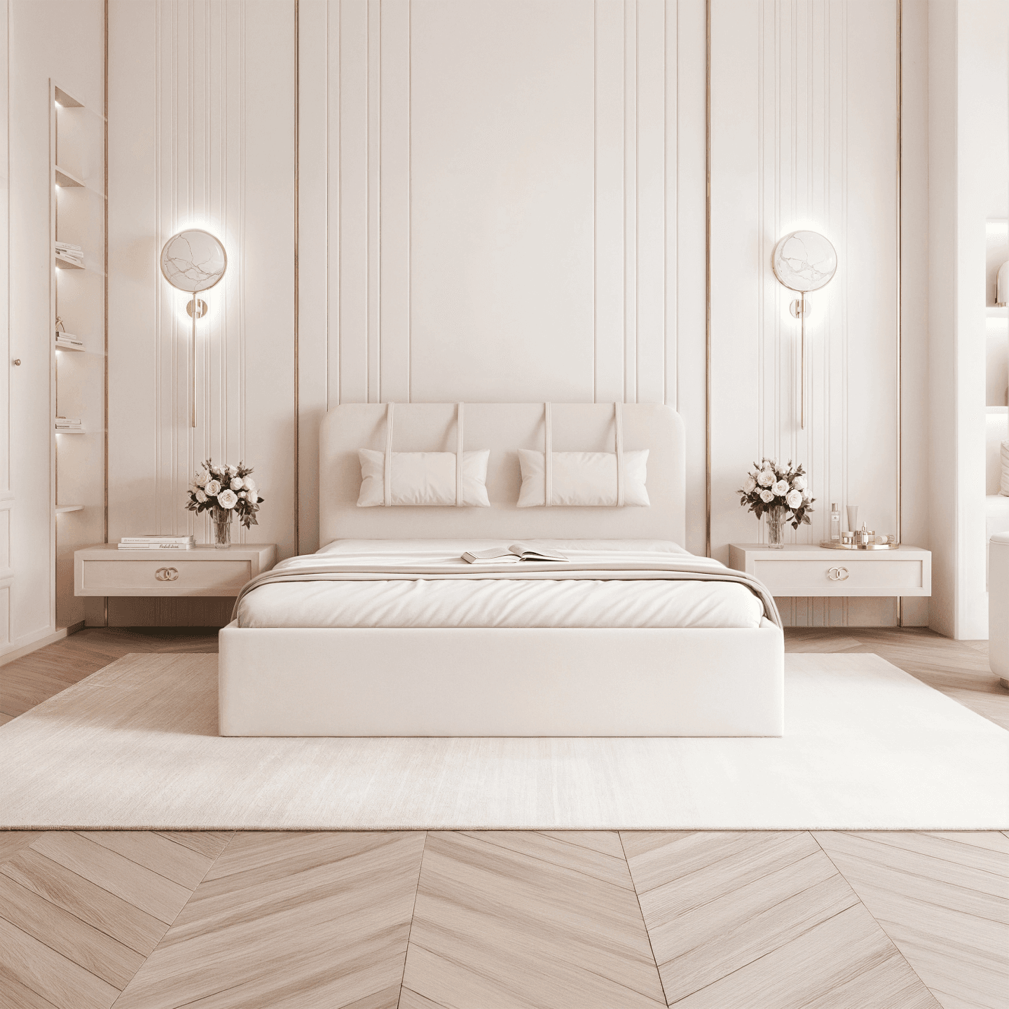Łóżko tapicerowane Clarins