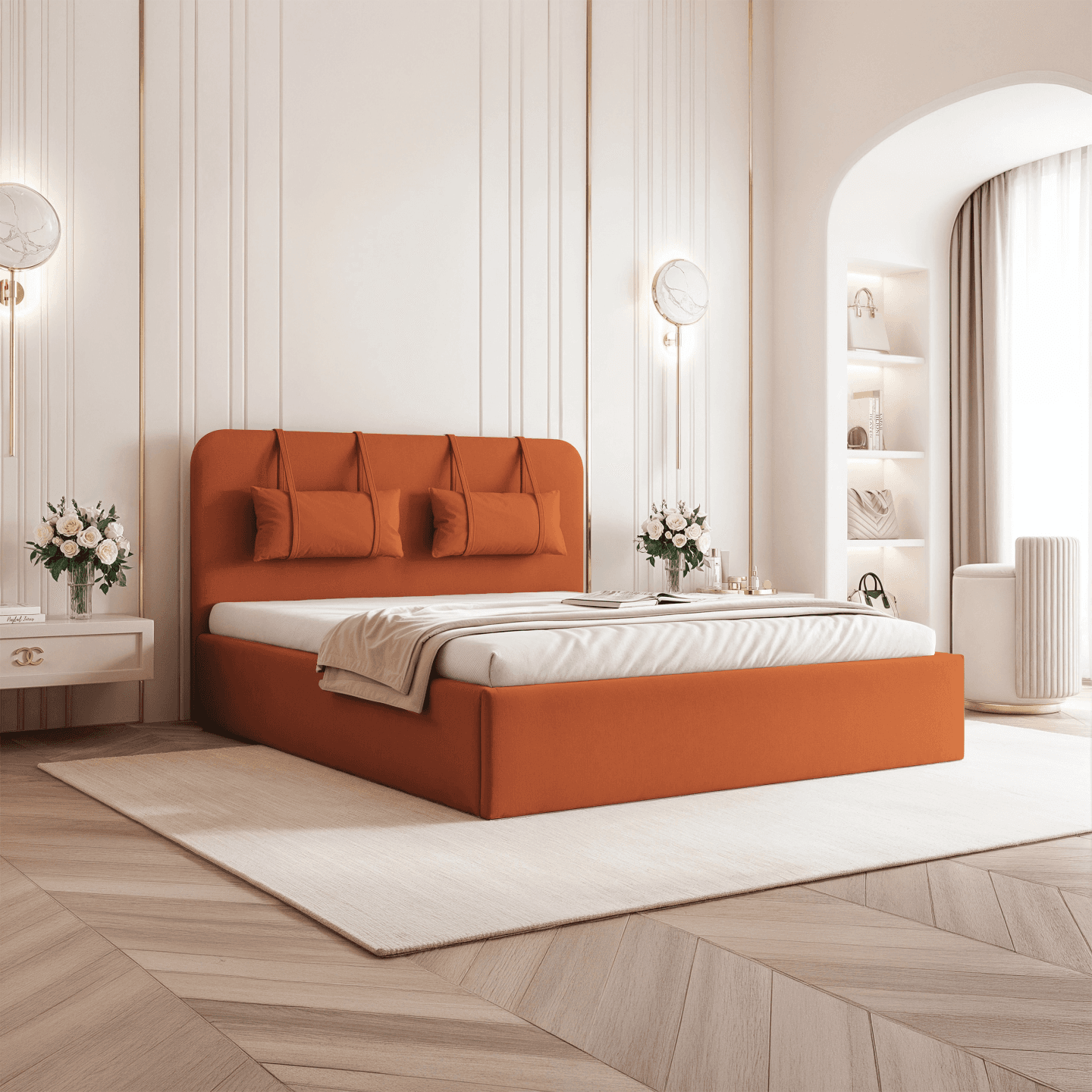 Łóżko tapicerowane Clarins
