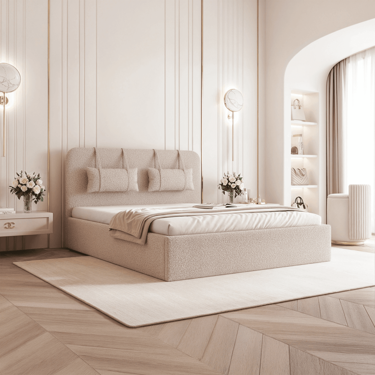 Łóżko tapicerowane Clarins