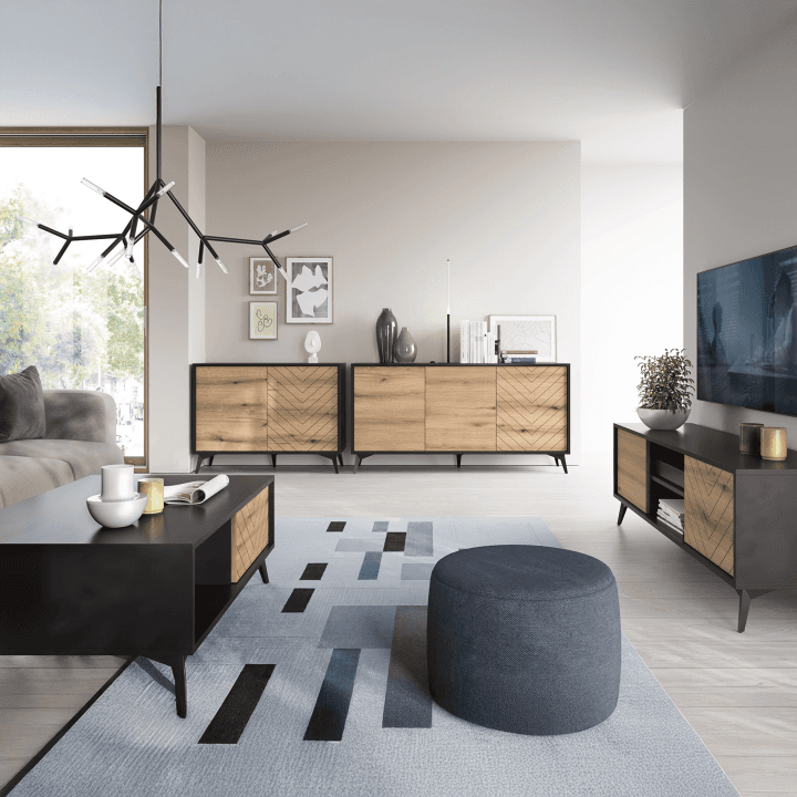 Komoda Astrid 154 cm z szufladami - zdjęcie 2