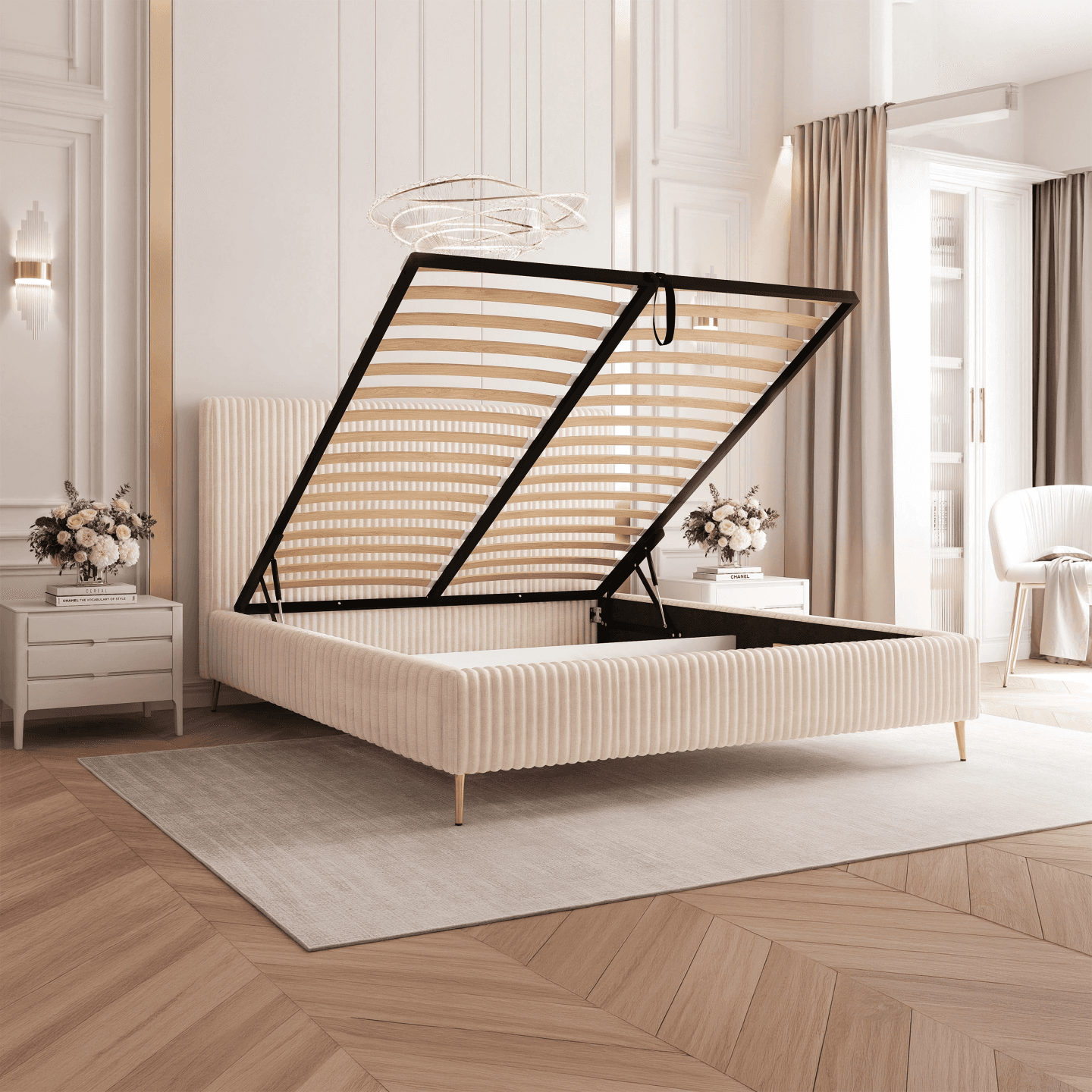 Łóżko tapicerowane Clody Lite