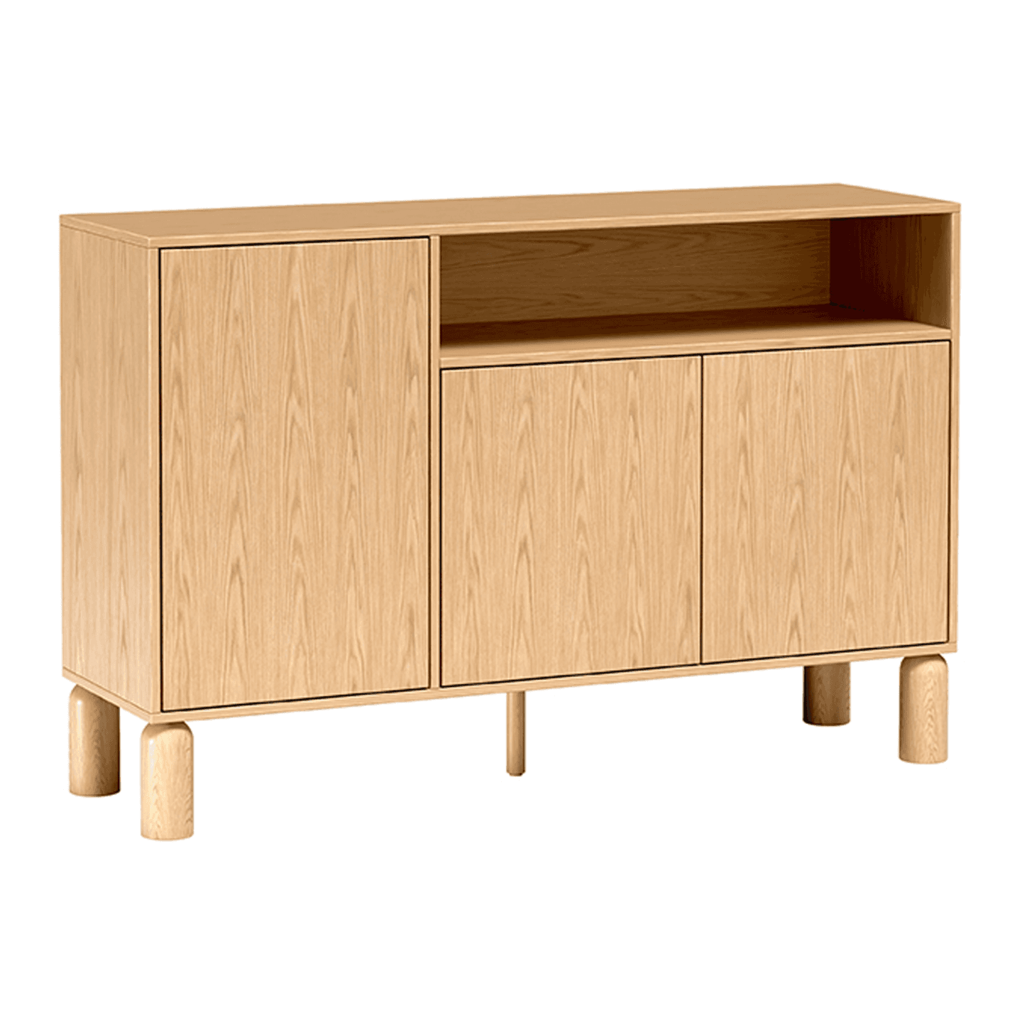 Komoda Orvico 140 cm dąb bookmatch