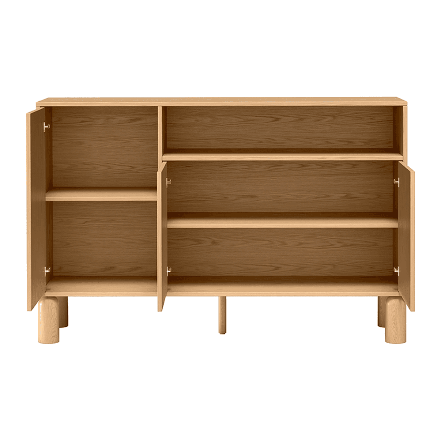 Komoda Orvico 140 cm dąb bookmatch