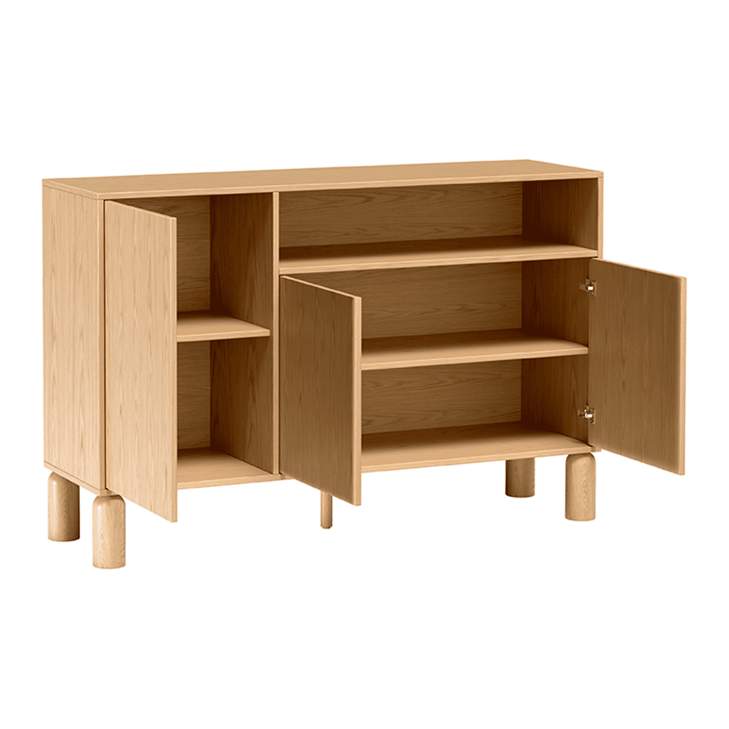 Komoda Orvico 140 cm dąb bookmatch