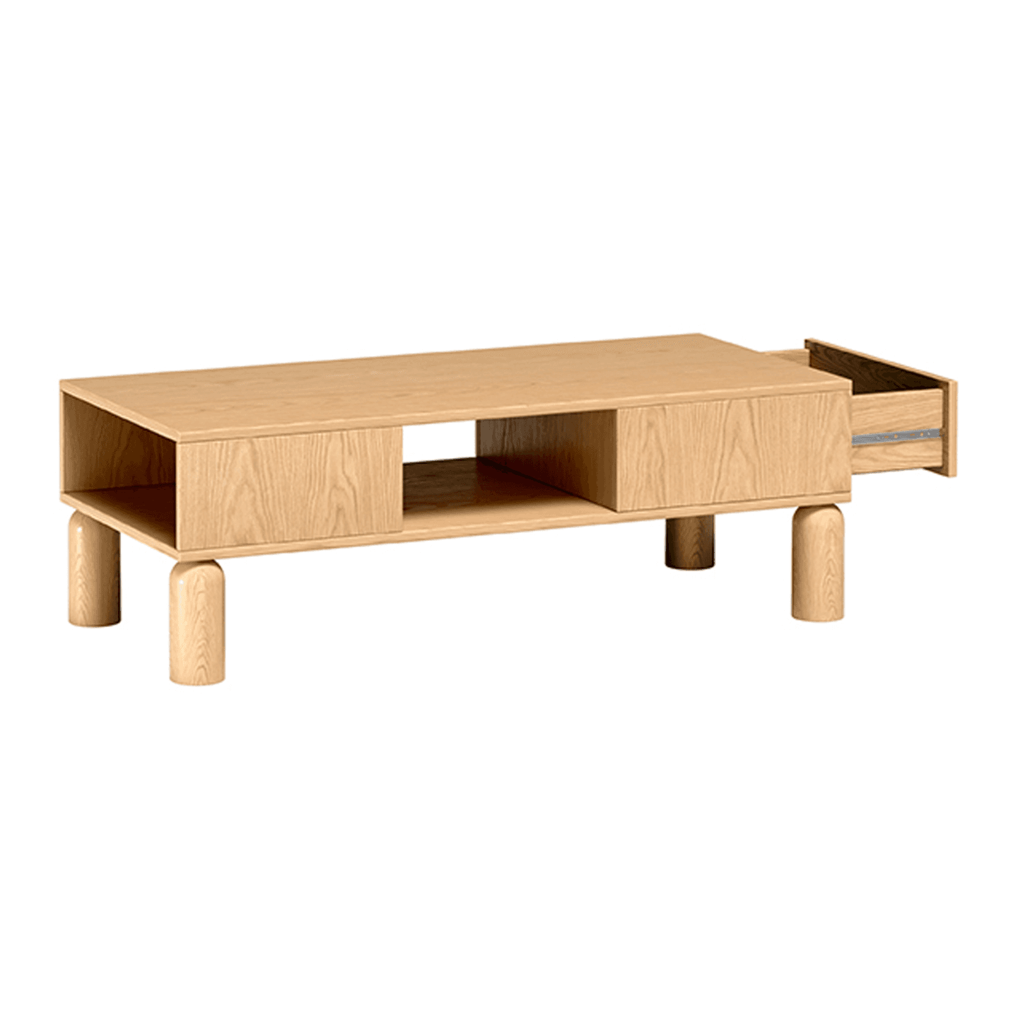 Stolik kawowy Orvico 110 cm dąb bookmatch