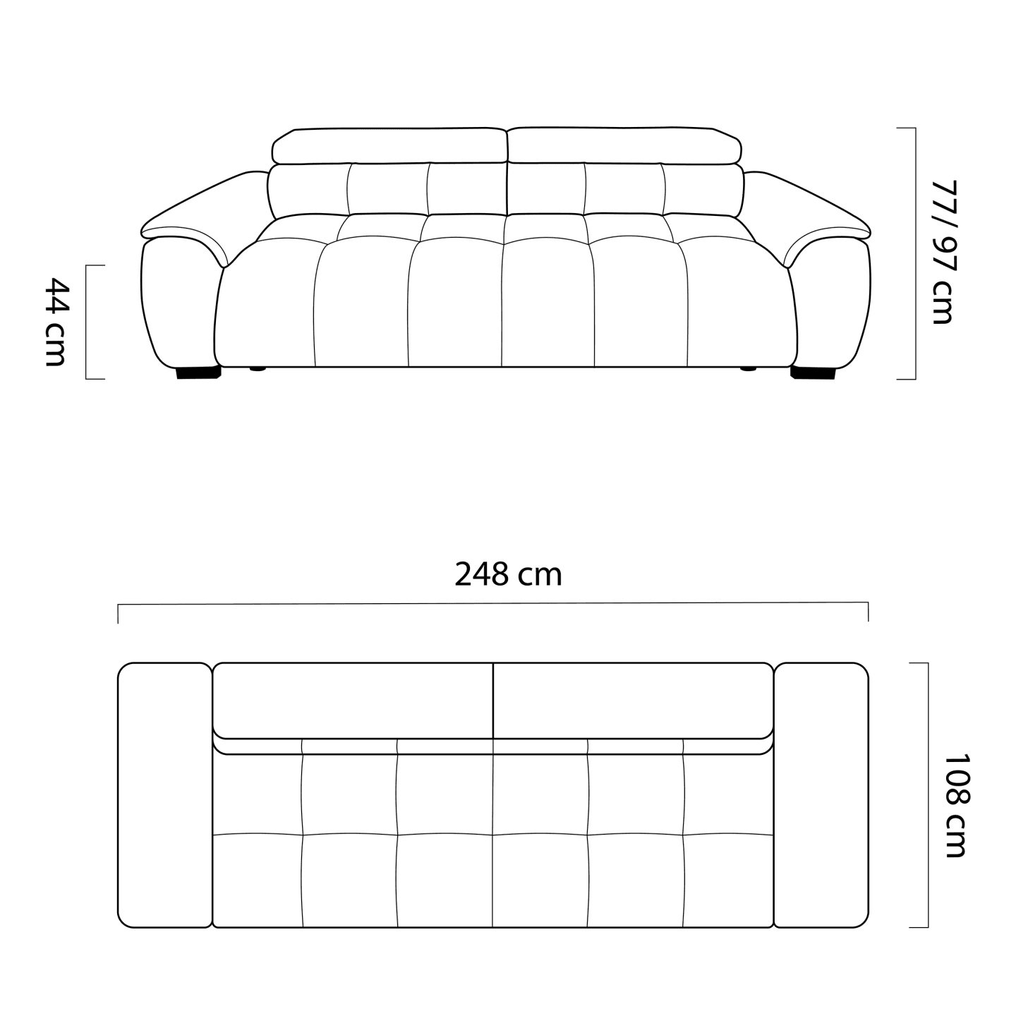 Sofa Alvin elektryczna