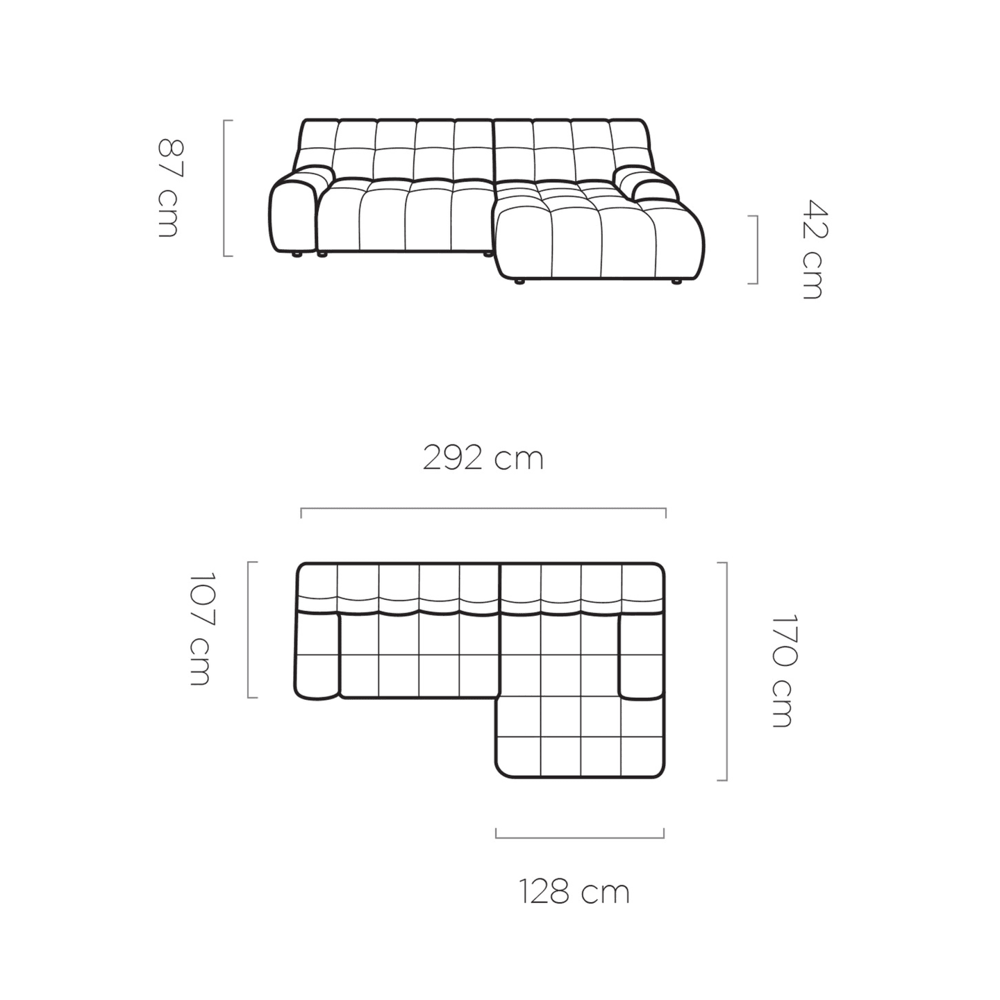 Narożnik elektryczny Cocoon S