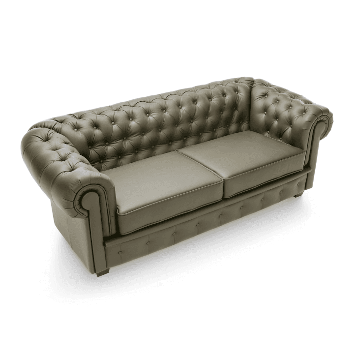 Sofa Chesterfield 3 - Skóra naturalna