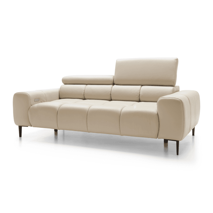 Sofa elektryczna Plaza 3E - Skóra naturalna