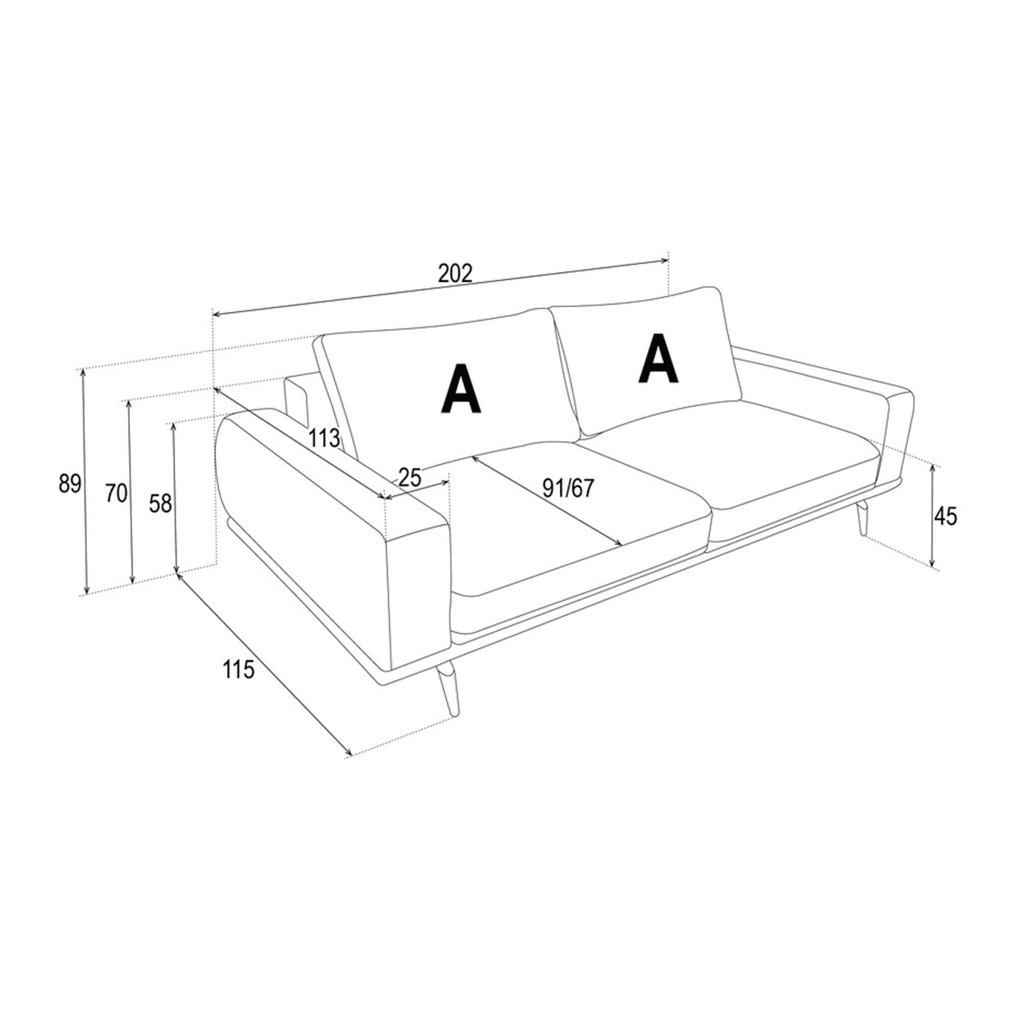 Sofa Selene 3
