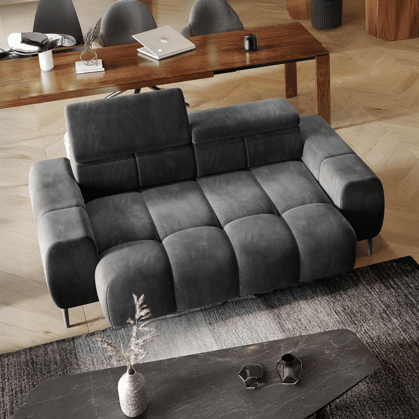 Nowoczesna sofa elektryczna Plaza 2E