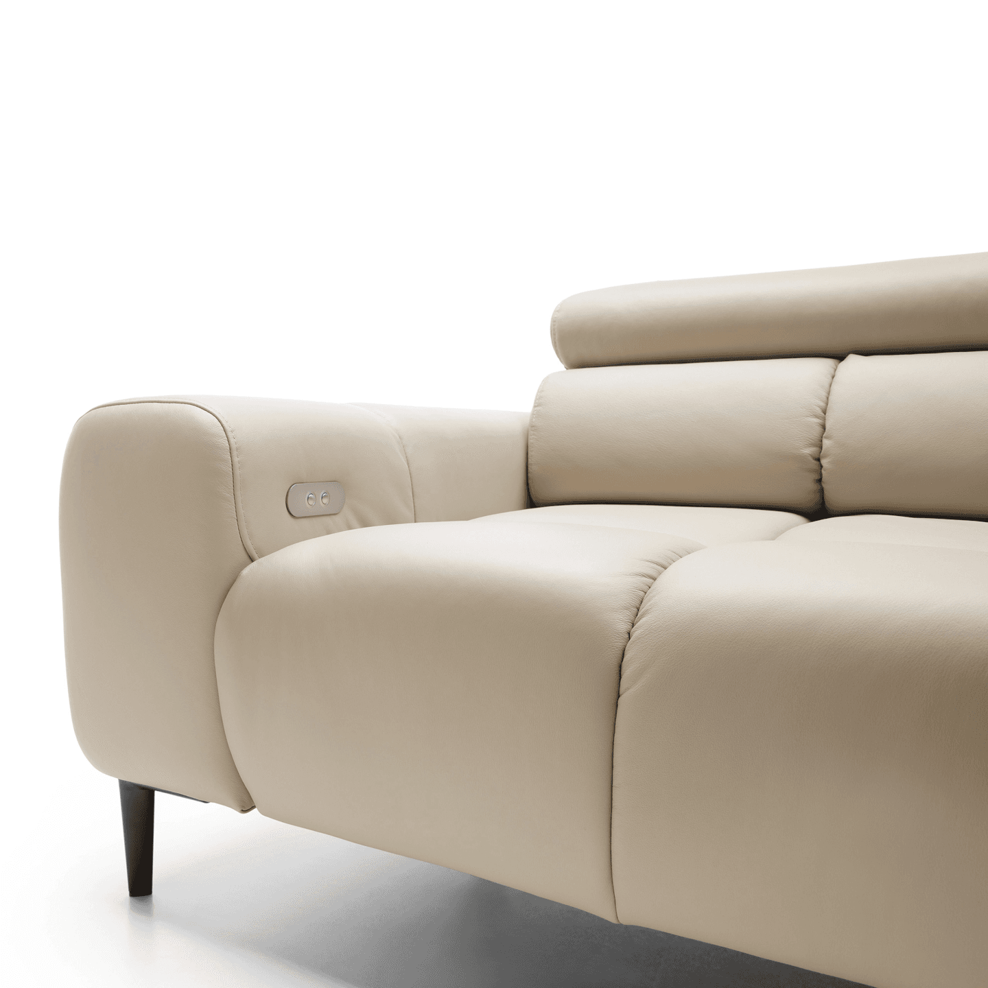 Funkcjonalna skórzana sofa elektryczna Plaza 3E WERSAL