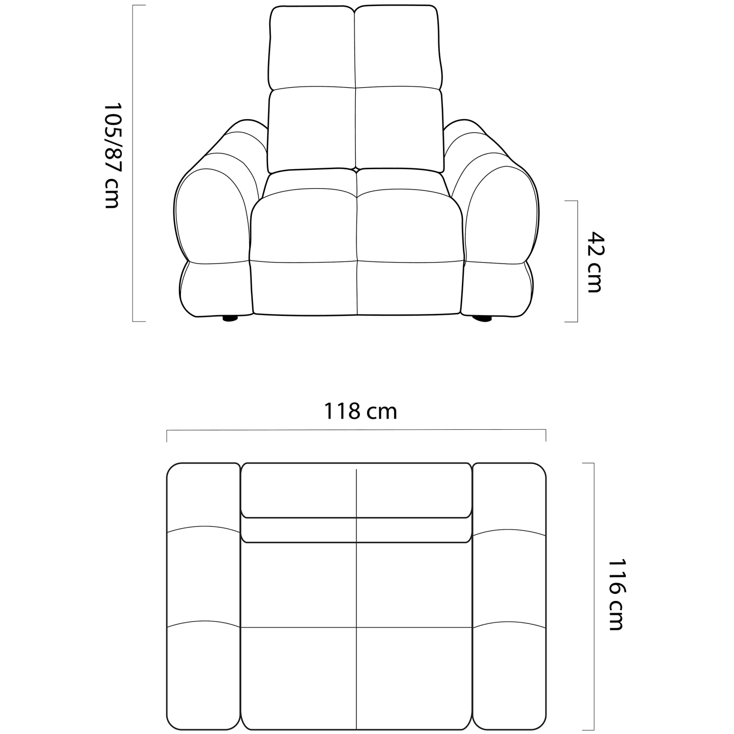 Zestaw Tollo, Fotel, sofa elektryczna S2E, sofa elektryczna S3E WERSAL