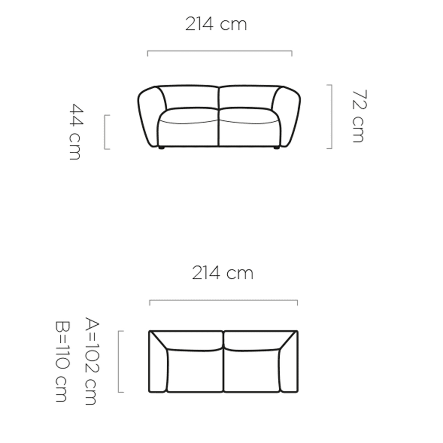 Stylowa sofa Candelo S80 WERSAL
