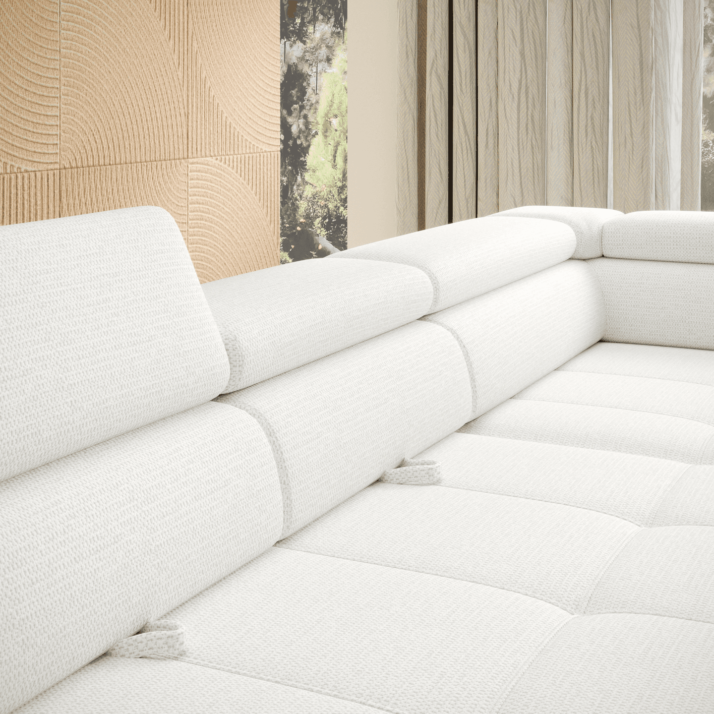 Wygodny narożnik Empoli L z funkcją spania