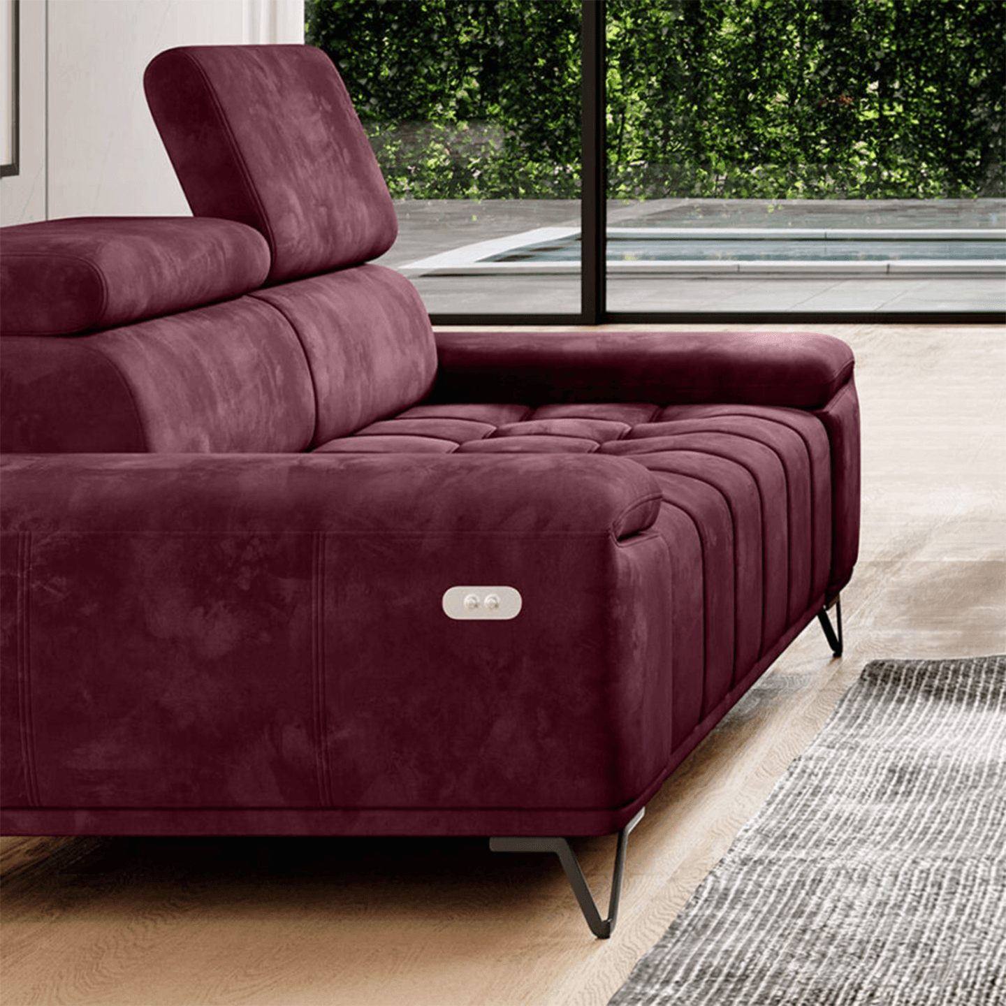 Sofa Palladio S3 ruchome zagłówki WERSAL