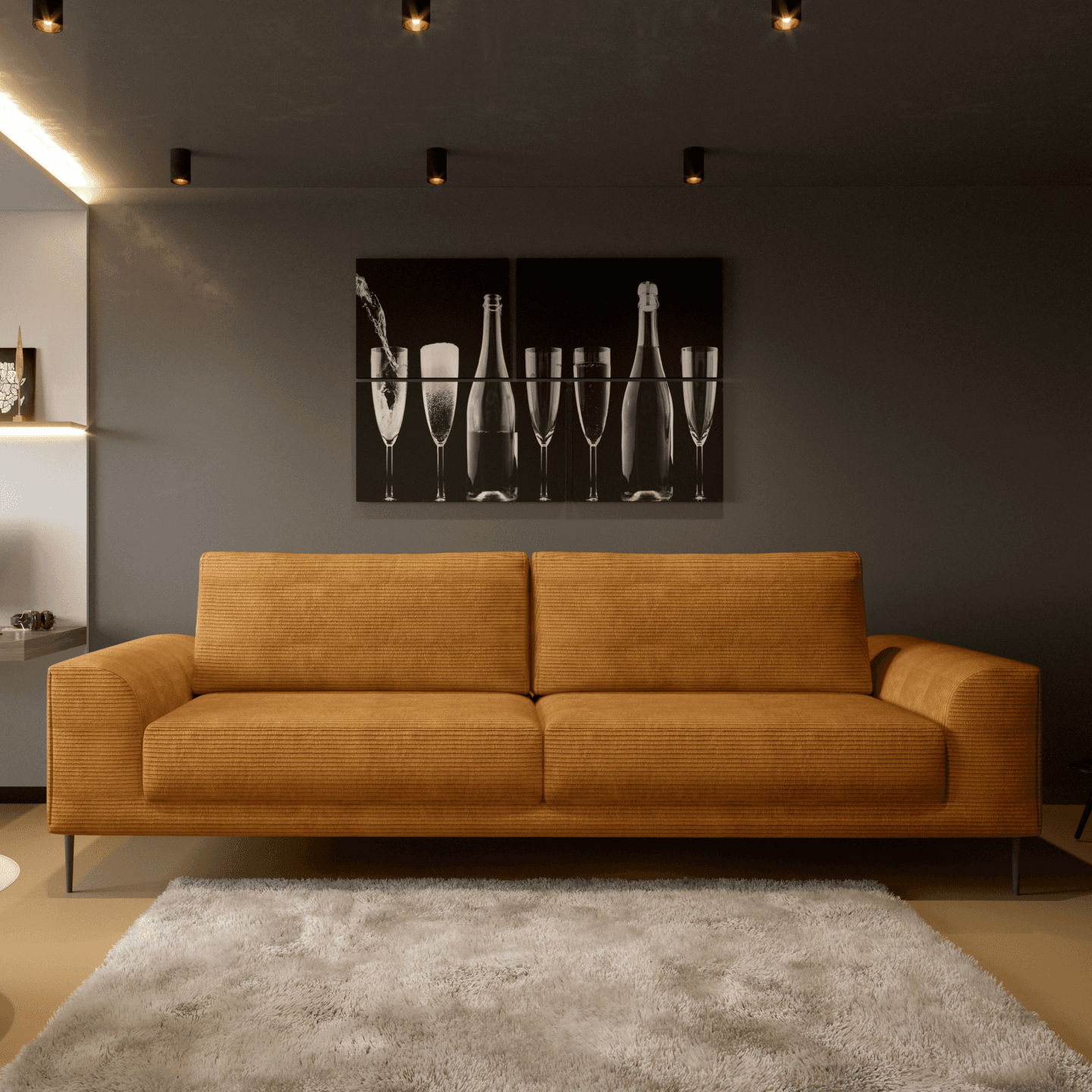 Nowoczesna sofa Capitol z funkcją spania