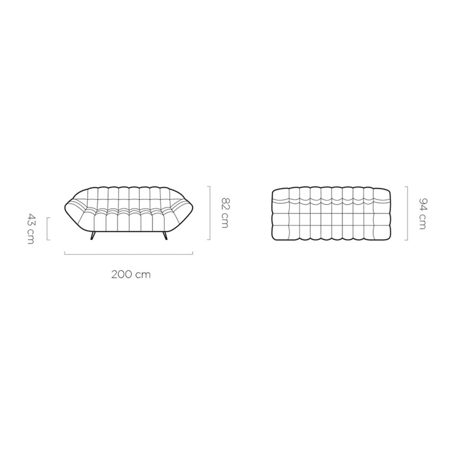 Elegancka sofa Gappa 2 WERSAL