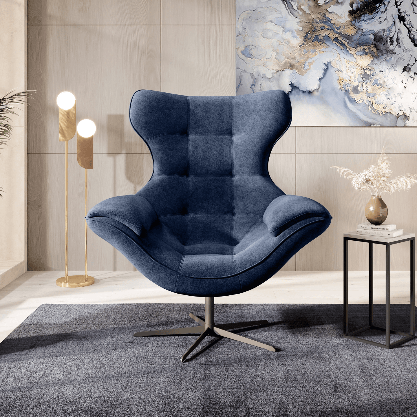 Elegancki fotel bujany Yoga WERSAL