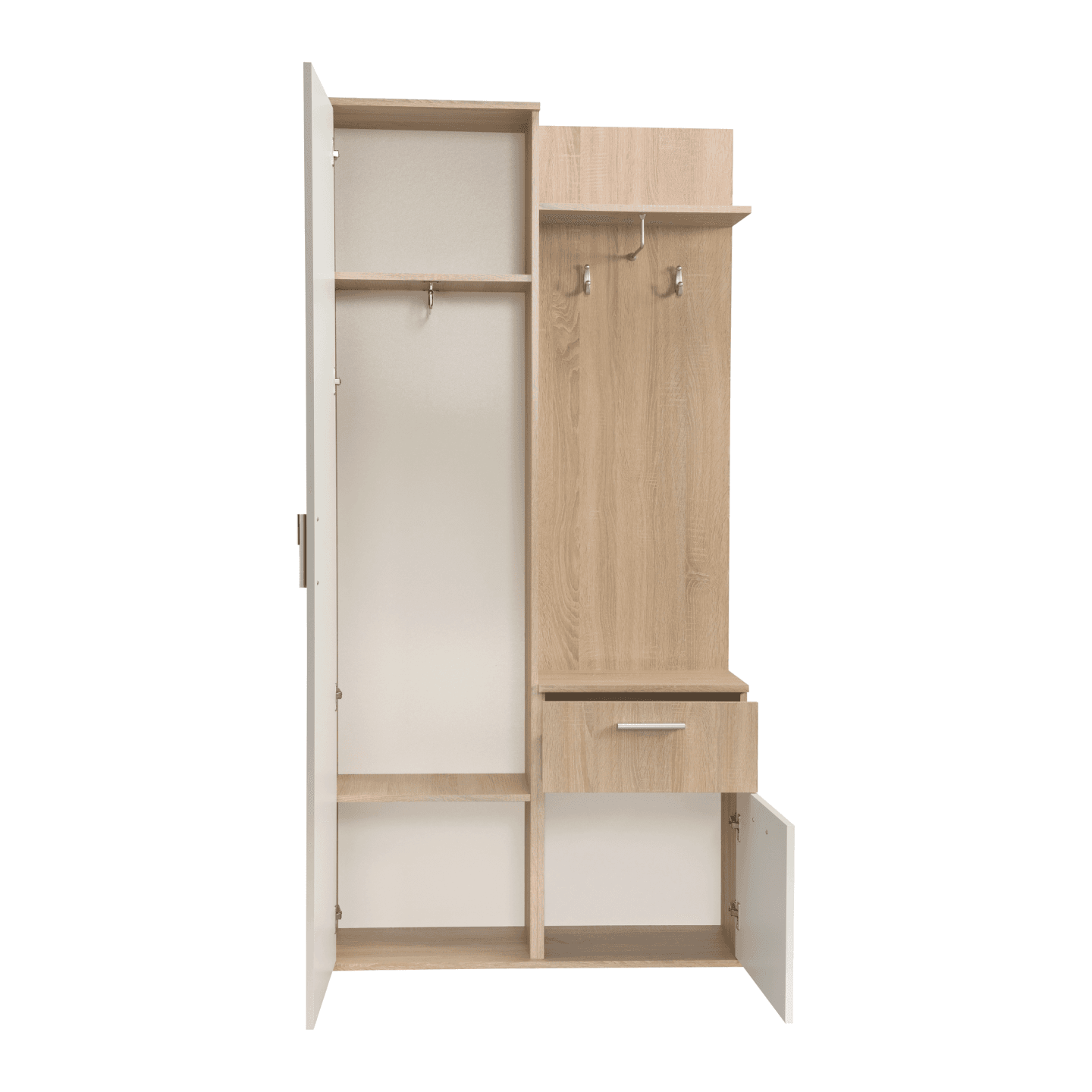 Garderoba z lustrem Nova 97 cm Dąb Sonoma