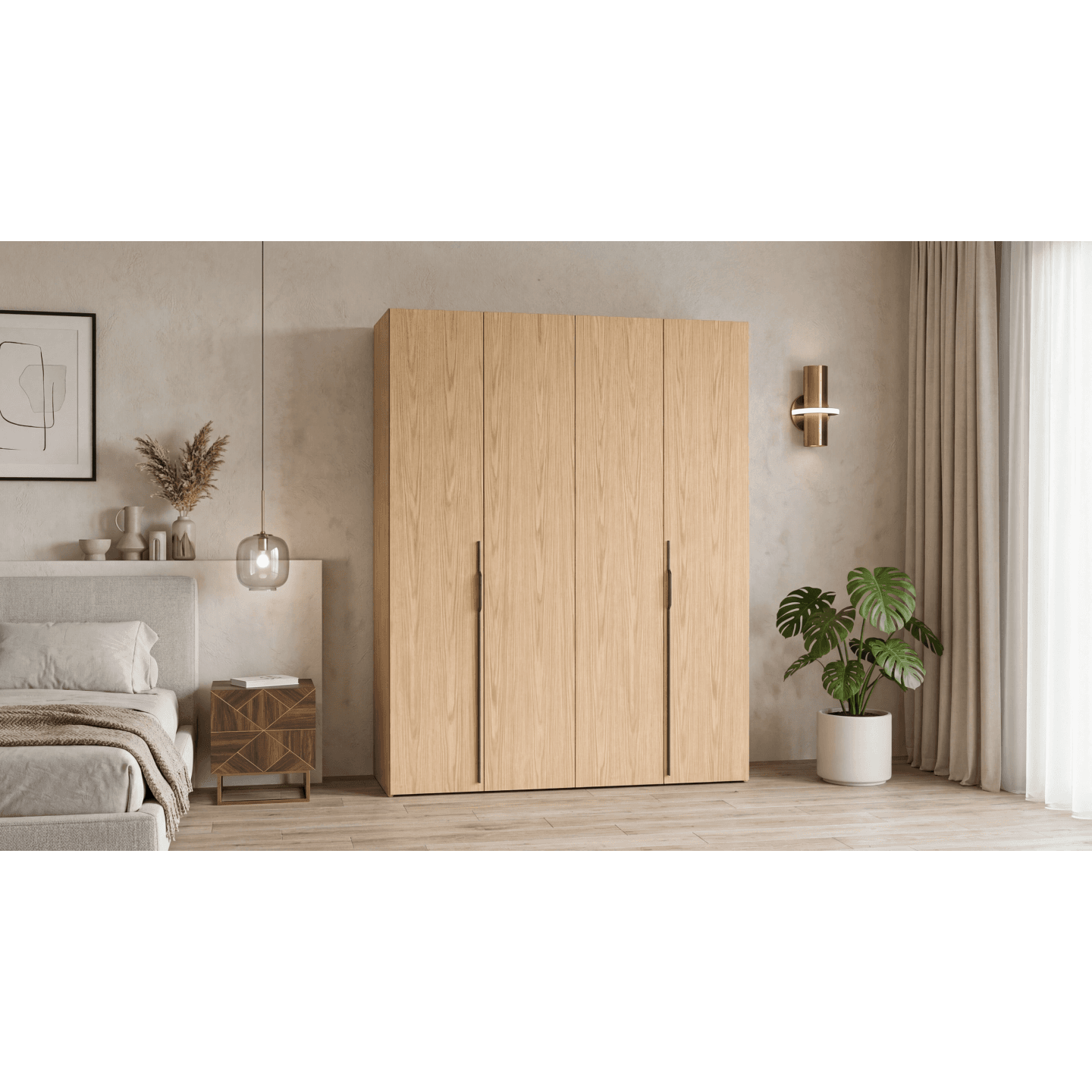 Szafa Legio 200x240 cm Dąb Bookmatch