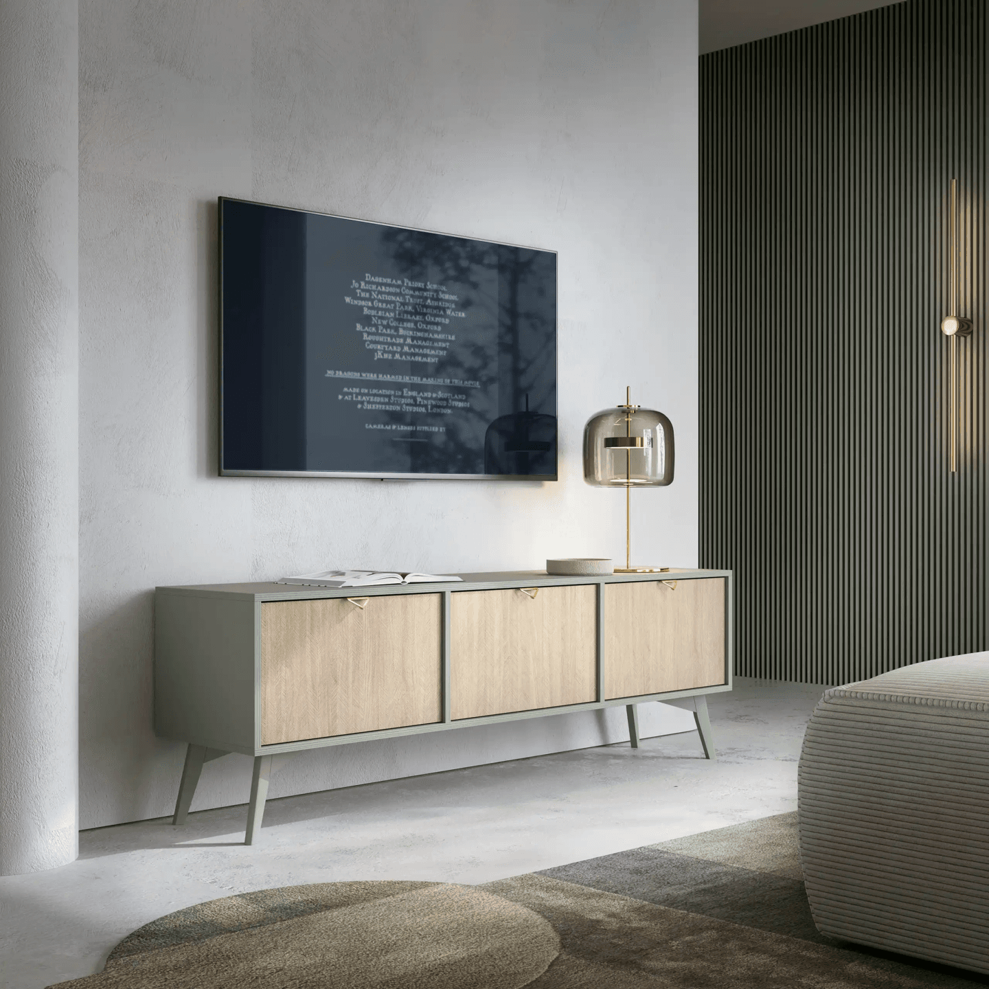 Szafka RTV Grove Eukaliptus